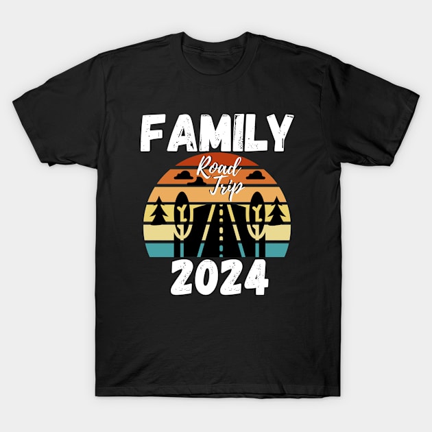 Family Road Trip 2024 Vacation Fun Matching Group Design T-Shirt by OriginalGiftsIdeas